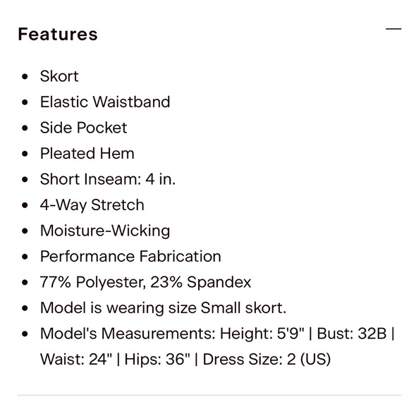 NWT ADDISON BAY COURT SKORT - Picture 11 of 11